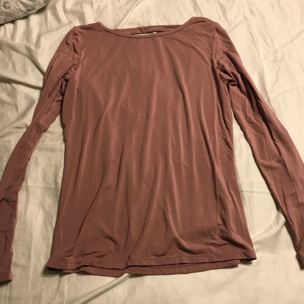 Alphalete long sleeve open back
